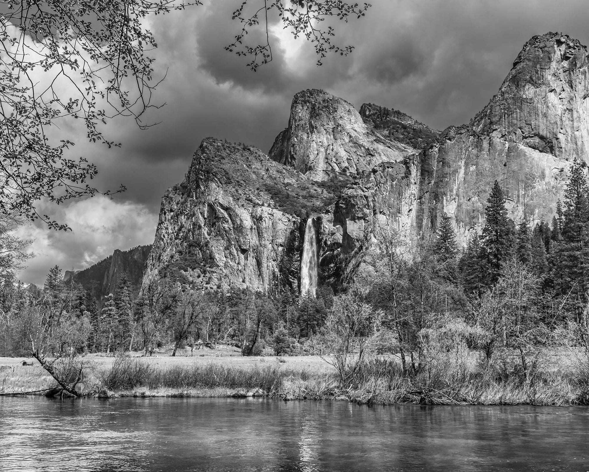 Boidal Rocks Cathedral Rocks & Bridalveil Falls, Yosemite National Park – robertbdecker